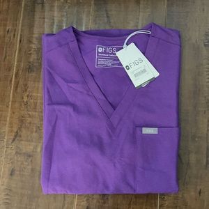 FIGS-Ultra Violet Catarina One-Pocket Top-M
